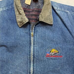 Houston Service Unit Denim Field Jacket with Corduroy Collar Big Ben 40